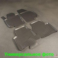 Полімерні килими салону для Хонды Аккорд 2008-2013 бежеві