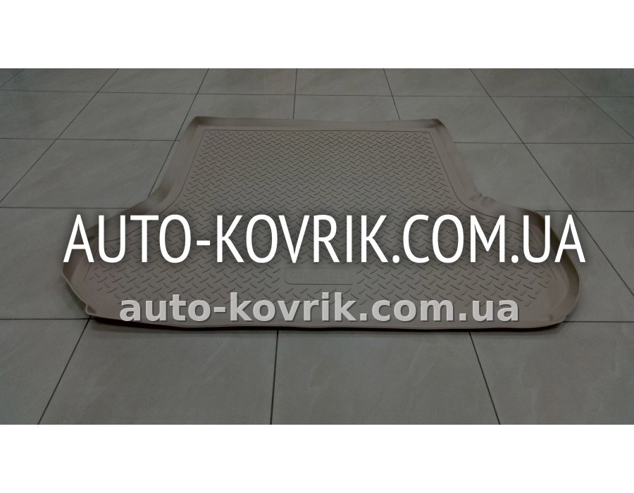 Килим в багажник Toyota Land Cruiser 100 пятиместный 1998-2007 бежевый полимер