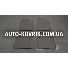 Полімерні килими салону для Ниссан Мурано 2008-> бежеві