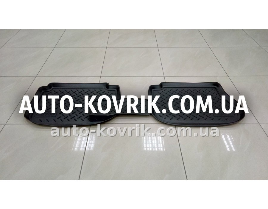 Полімерні задние килими салону для Фольксваген Caddy 2004-> (задние правые двери сдвижные)