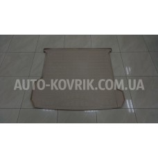 Килим в багажник Audi Q7 (7 мест с сложенным 3 рядом) 2015-> бежевый полимер