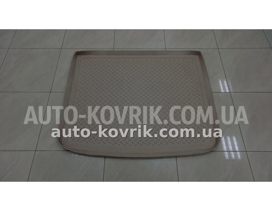 Килим в багажник Porsche Cayenne 2002-2010 бежевый полимер — додаткове фото