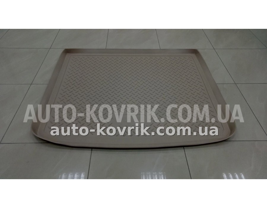 Килим в багажник Porsche Cayenne 2002-2010 бежевый полимер