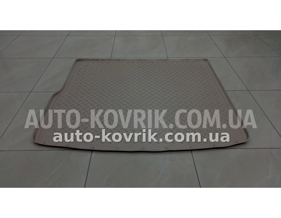 Килим в багажник Volkswagen Touareg 4-х зональный климат контроль 2010-> бежевый полимер