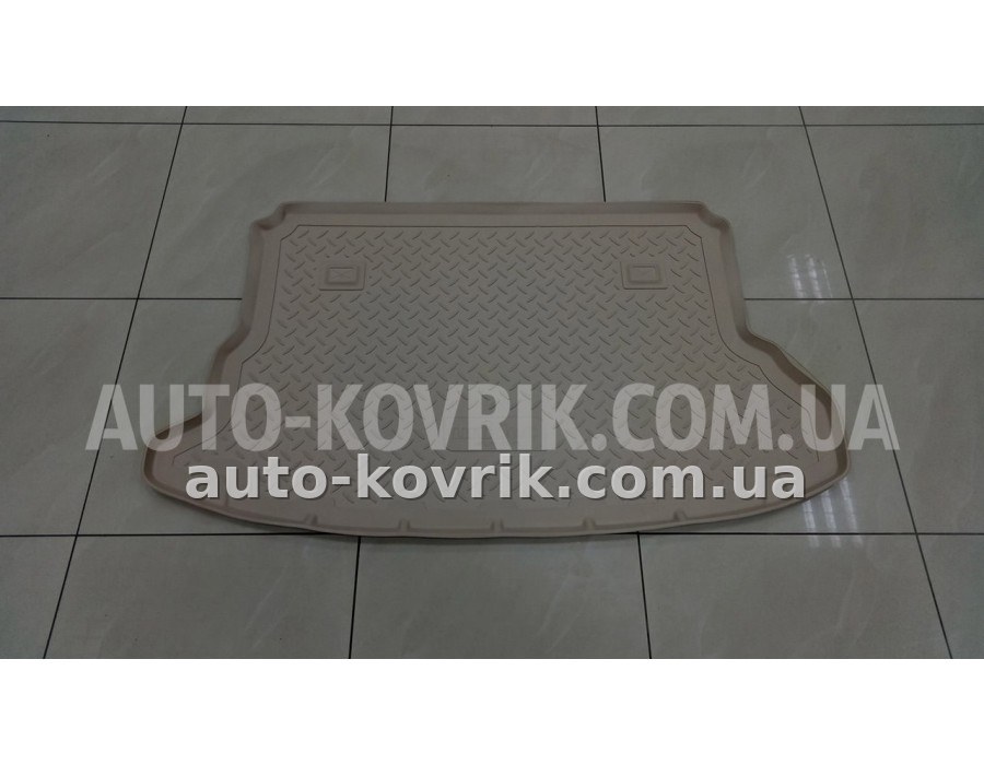 Килим в багажник Hyundai Tucson 2004-2010 бежевый полимер — додаткове фото