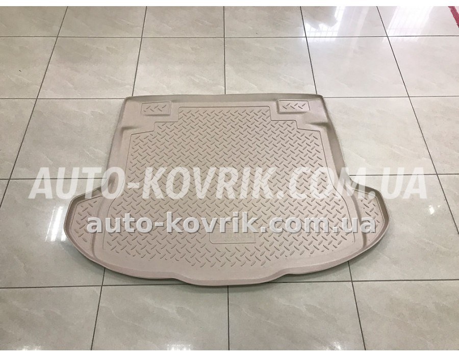 Килим в багажник Honda CR-V 2007-2012 бежевый полимер — додаткове фото
