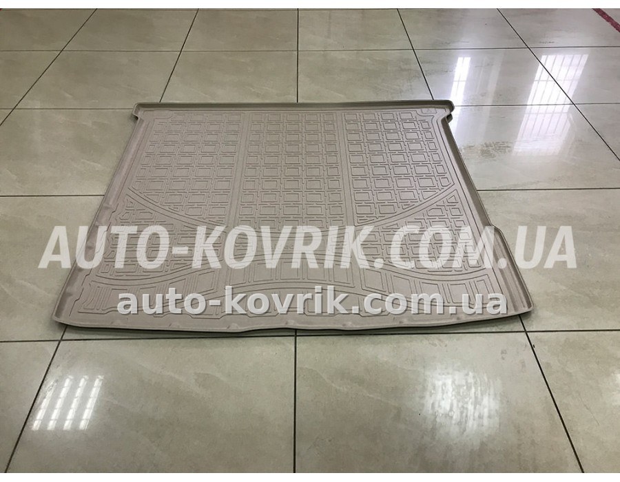 Килим в багажник Mercedes ML 166 2011-> полимер бежевый