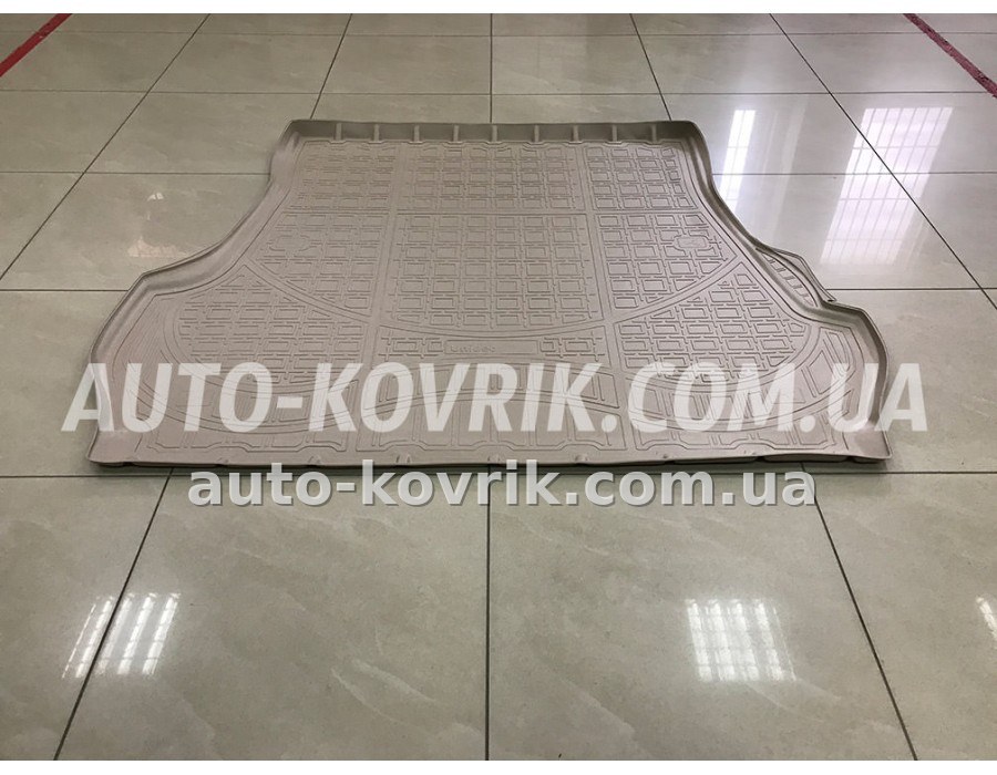 Килим в багажник Toyota Land Cruiser 200 пятиместный 2007-> бежевый полимер