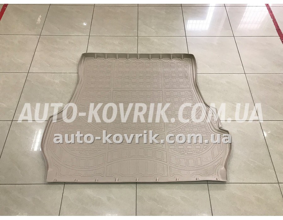 Килим в багажник Toyota Land Cruiser 200 пятиместный 2007-> бежевый полимер — додаткове фото