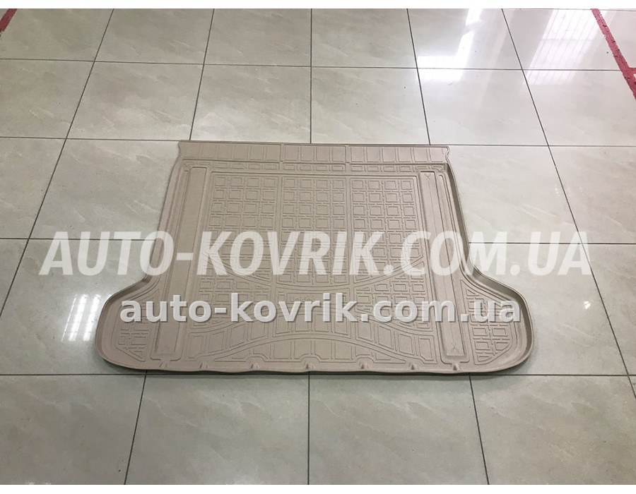 Килим в багажник Toyota Land Cruiser Prado 150 пятиместный 2009-> бежевый полимер — додаткове фото