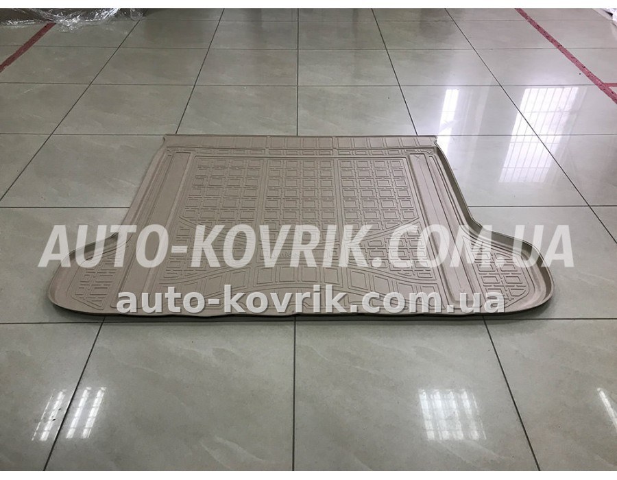 Килим в багажник Toyota Land Cruiser Prado 150 пятиместный 2009-> бежевый полимер