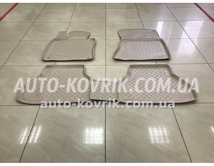 Полімерні килими салону для БМВ X5 E70 2007-2013 бежеві