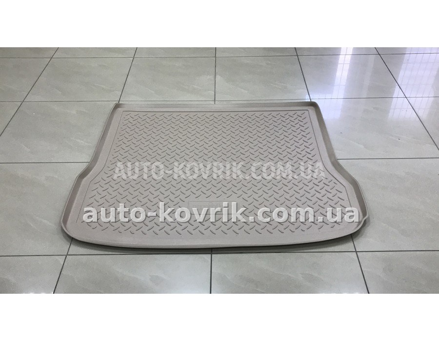Килим в багажник Audi Q5 2008-2017 бежевый полимер