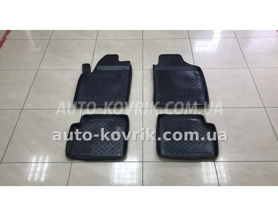 Полімерні килими салону для Фиат 500 2007-> — додаткове фото