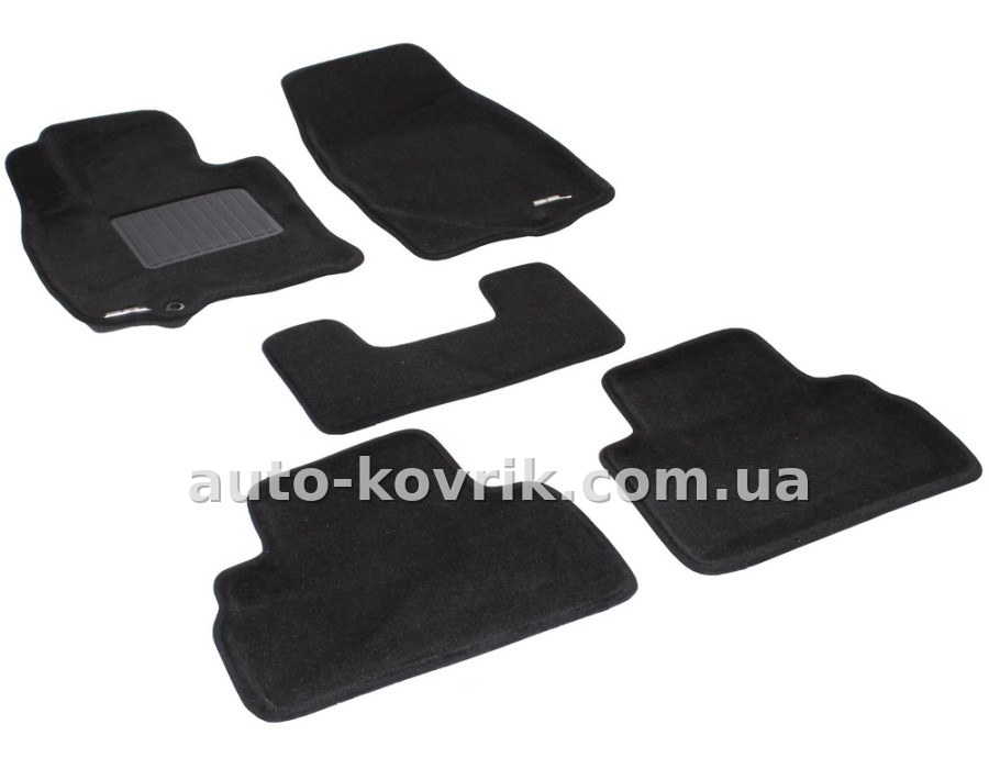Всесезонні салонні килими 3D на Инфинити ФХ КьюИкс с 2009 чорні