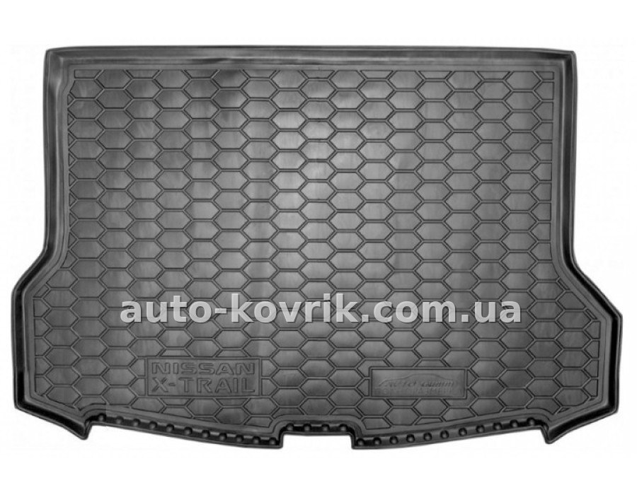 Килимок в багажник для Nissan X-Trail с 2017 запаска полноразмерная — додаткове фото
