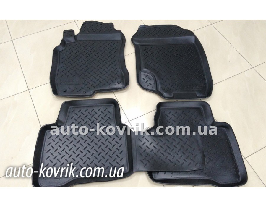 Полімерні килими салону для Ниссан X-Trail 2001-2007 — додаткове фото