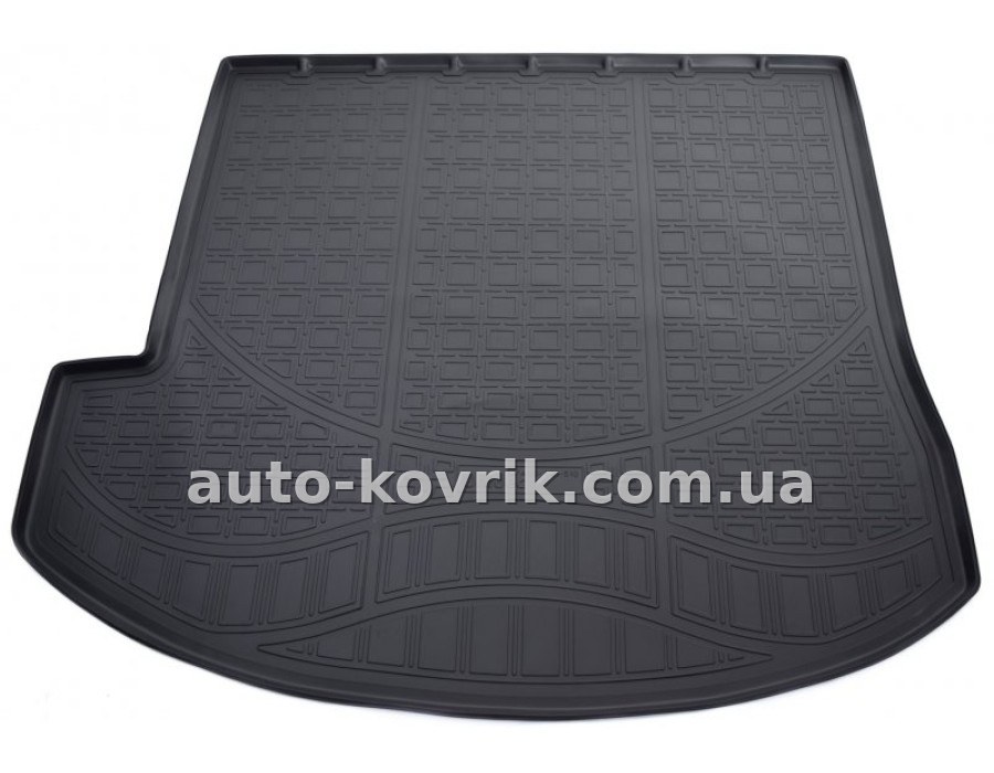 Килим в багажник Hyundai Santa Fe (7 мест большой) 2012-> полимер