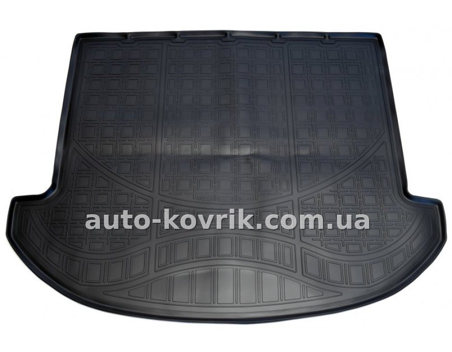Килим в багажник Hyundai Santa Fe 7 мест 2012-> полимер
