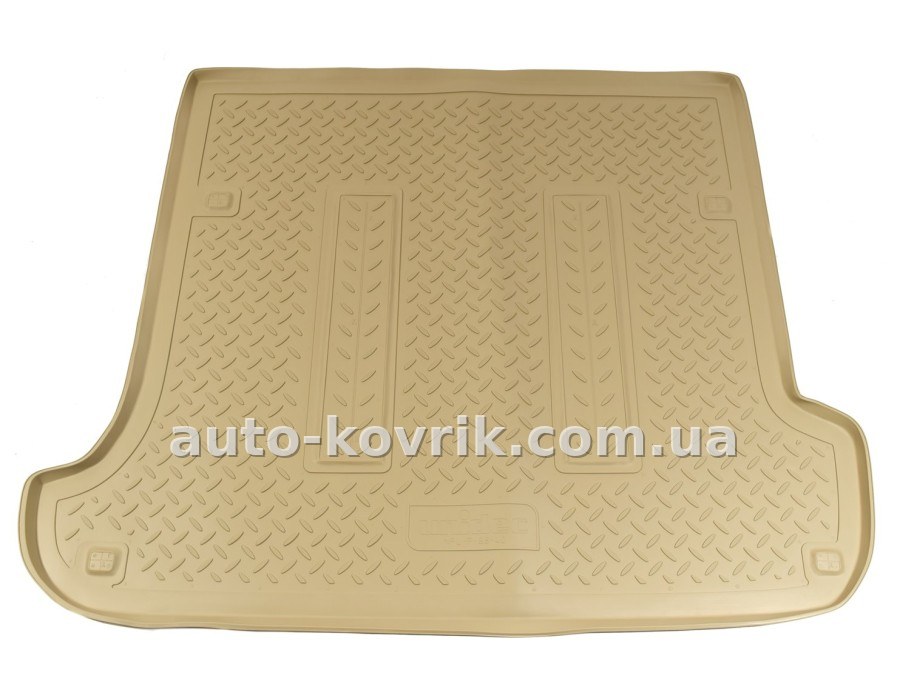 Килим в багажник Lexus GX 470 2003-2009 бежевый полимер