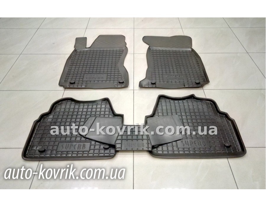 Килими в салон Поліуретанові на Шкоду Суперб с 2001-2008