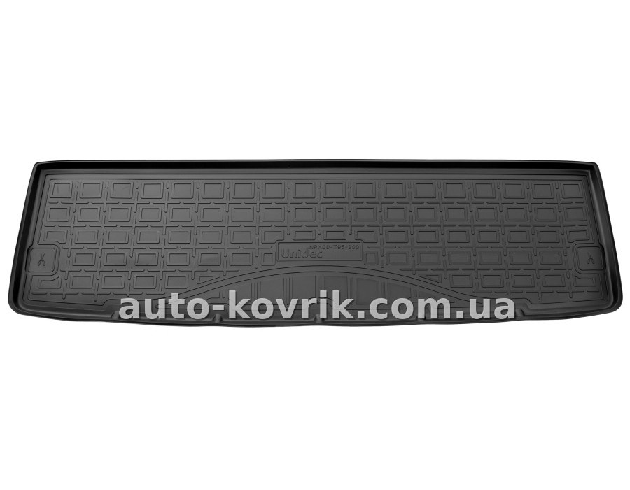 Килим в багажник Volkswagen Multivan T5 2003-2016 полимер — додаткове фото