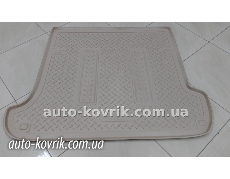 Килим в багажник Toyota Land Cruiser Prado 120 2002-2009 бежевый полимер