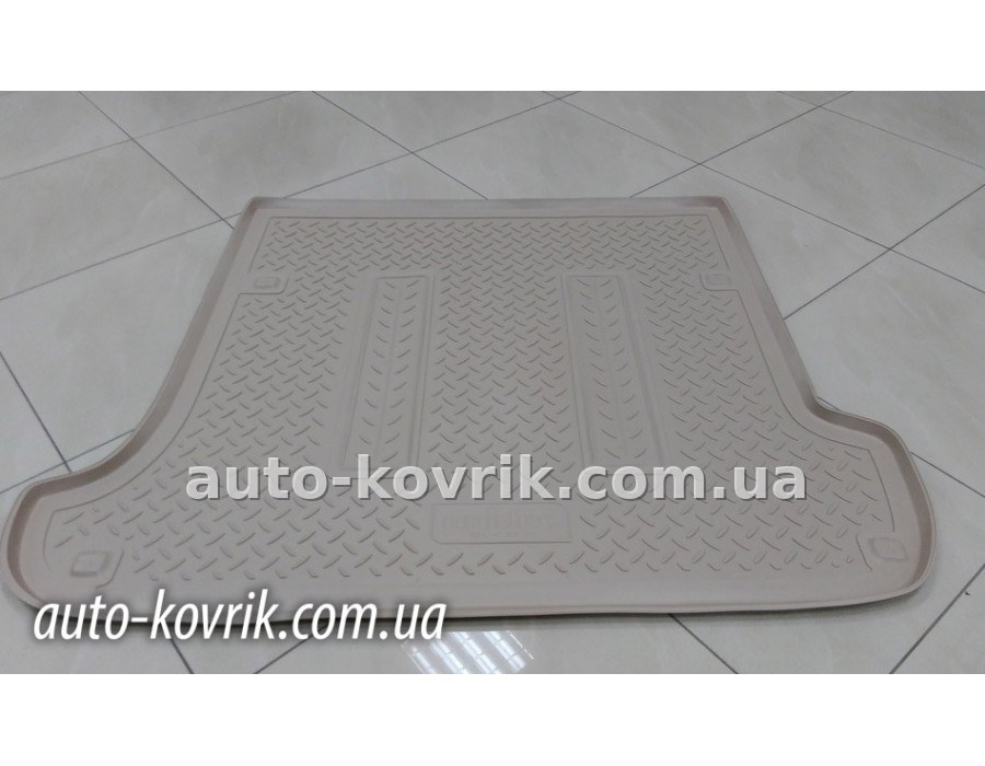 Килим в багажник Toyota Land Cruiser Prado 120 2002-2009 бежевый полимер — додаткове фото