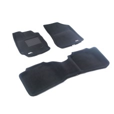 Всесезонні салонні килими 3D на Тойоту Венза с 2009 чорні