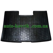 Поліуретановий килим в багажник на Фольксваген T5 Каравелла (короткий с печкой) с 2010-2016