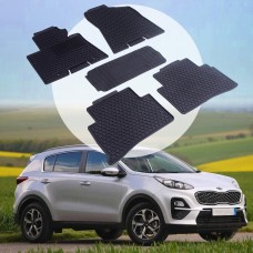 Kia Sportage c 2015 Оригінальні килимки HAVOC гумові в салон повний комплект