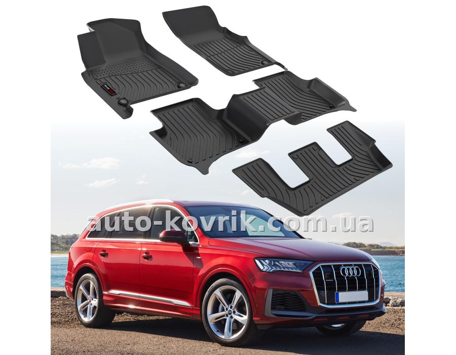 Всепогодні килимки в салон Audi Q7 2015-2025 Havoc™ Maximum Coverage — додаткове фото
