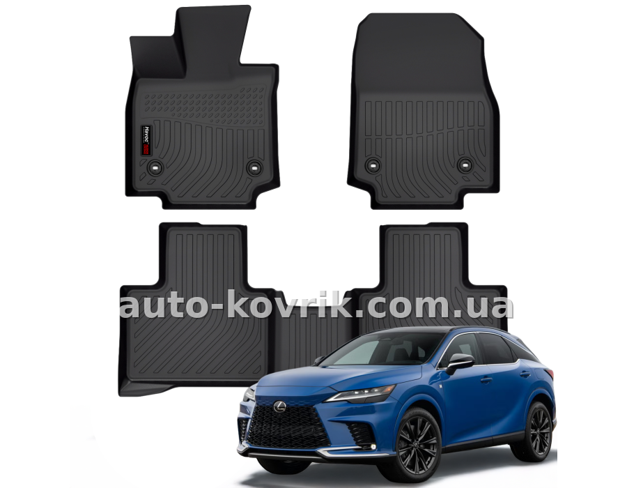 Всепогодні килимки в салон Lexus RX350 RX350H RX500h 2023-2026 Havoc™ Maximum Coverage — додаткове фото