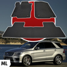 Mercedes ML W-166 2011-2019 Оригінальні килимки HAVOC гумові в салон