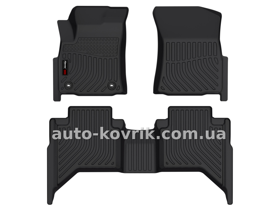 Всепогодні килимки в салон Toyota Hilux Revo 2015-2025 Havoc™ Maximum Coverage