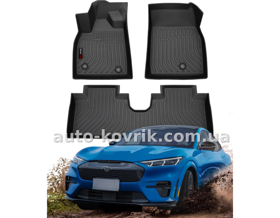 Всепогодні килимки в салон Ford Mustang Mach-E 2021-2023 Havoc™ Maximum Coverage — додаткове фото