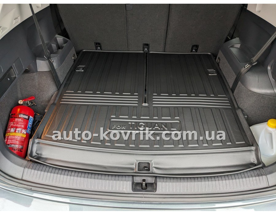 Килимок HAVOC 3D у багажник Volkswagen Tiguan Allspace I (BW) 2017–2024, 7 місць