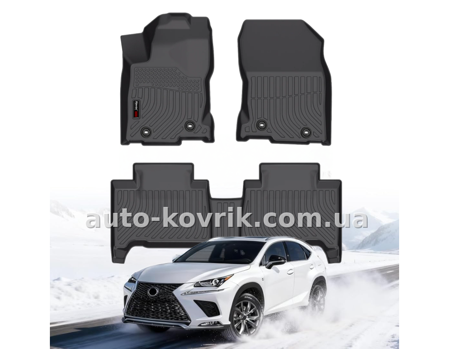 Всепогодні килимки в салон Lexus NX NX300 NX300h NX200t 2015-2021 Havoc™ Maximum Coverage — додаткове фото
