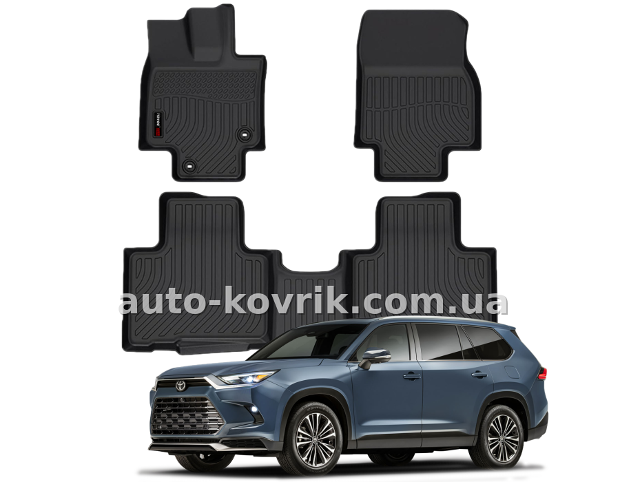Всепогодні килимки в салон Toyota Highlander 2020-2025 Havoc™ Maximum Coverage — додаткове фото