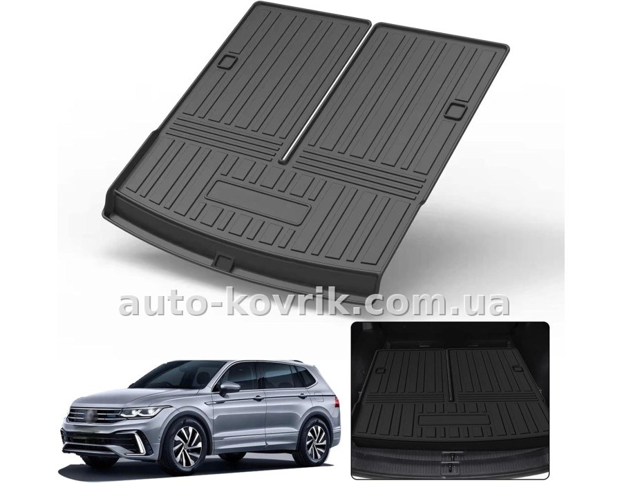 Килимок HAVOC 3D у багажник Volkswagen Tiguan Allspace I (BW) 2017–2024, 7 місць — додаткове фото