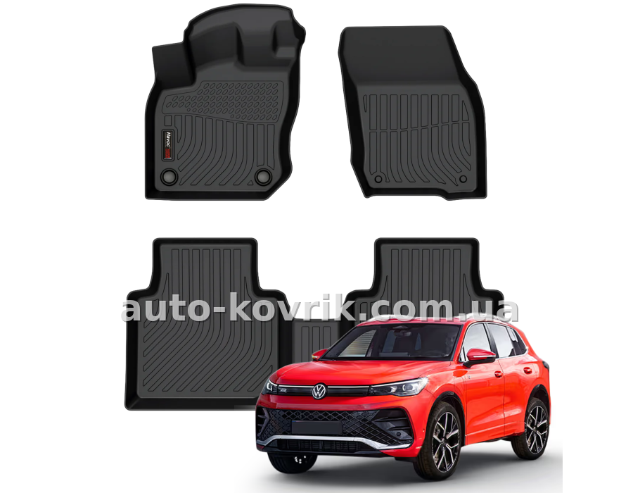 Всепогодні килимки в салон Volkswagen Tiguan 2025-> Havoc™ Maximum Coverage — додаткове фото