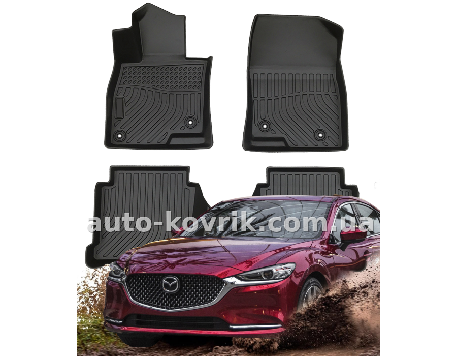 Всепогодні килимки в салон Mazda 6 2014-2021 Havoc™ Maximum Coverage — додаткове фото