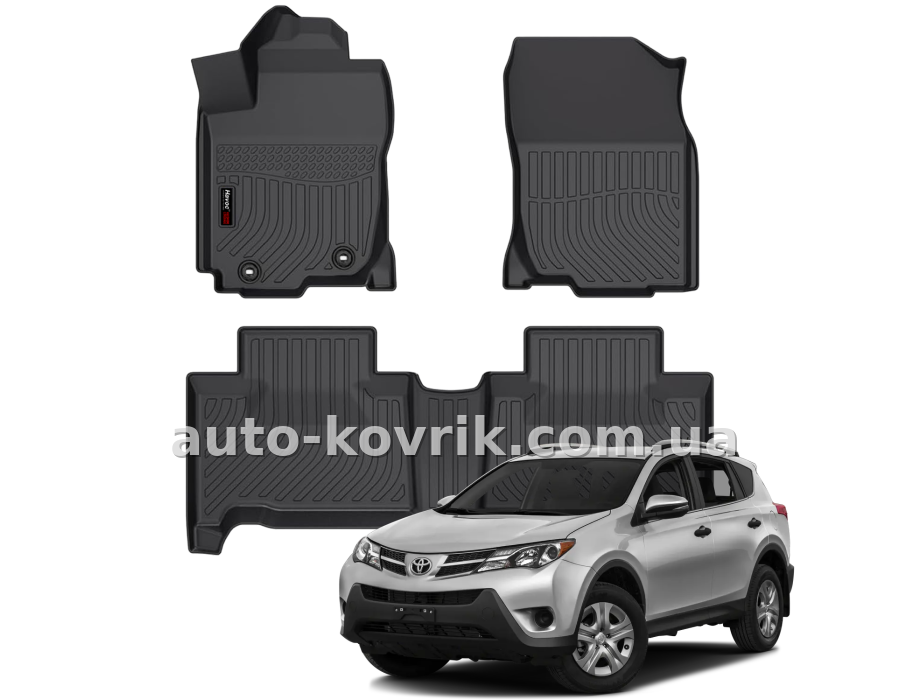 Всепогодні килимки в салон Toyota RAV4 Hybrid 2013-2018 Havoc™ Maximum Coverage — додаткове фото