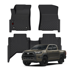 Всепогодні килимки в салон Toyota Hilux Revo 2015-2025 Havoc™ Maximum Coverage