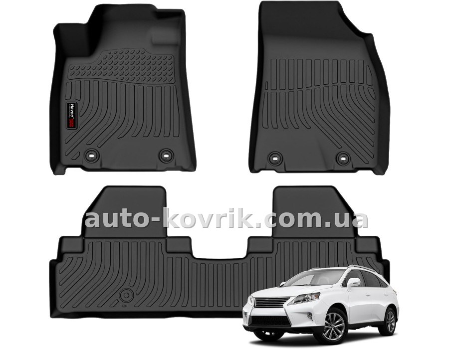 Всепогодні килимки в салон Lexus 2009-2015 (USA) Havoc™ Maximum Coverage — додаткове фото