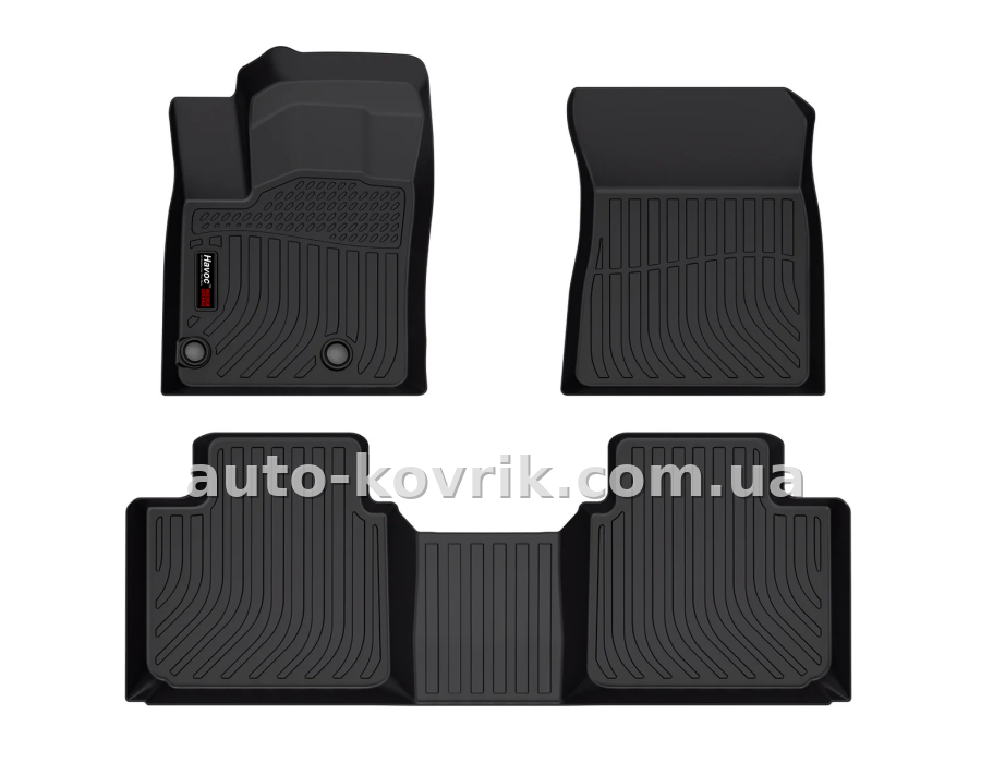 Всепогодні килимки в салон Mitsubishi Outlander Front 2-Row 2022-2024 Havoc™ Maximum Coverage