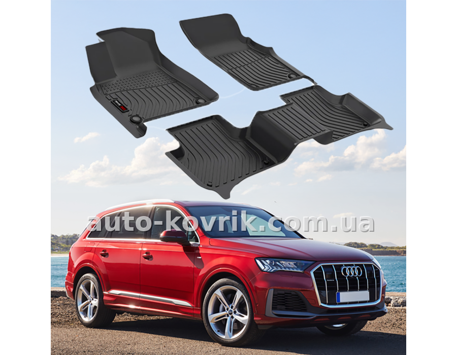 Всепогодні килимки в салон Audi Q7 2015-2025 Havoc™ 2 ряди Maximum Coverage — додаткове фото