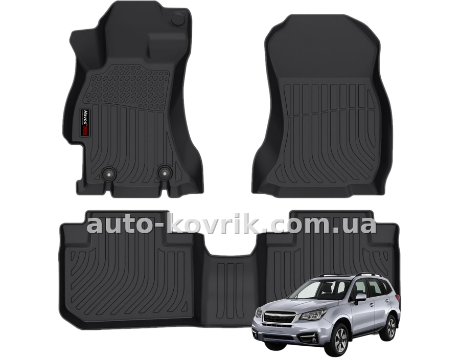Всепогодні килимки в салон Subaru Forester 2014-2018 Havoc™ Maximum Coverage — додаткове фото