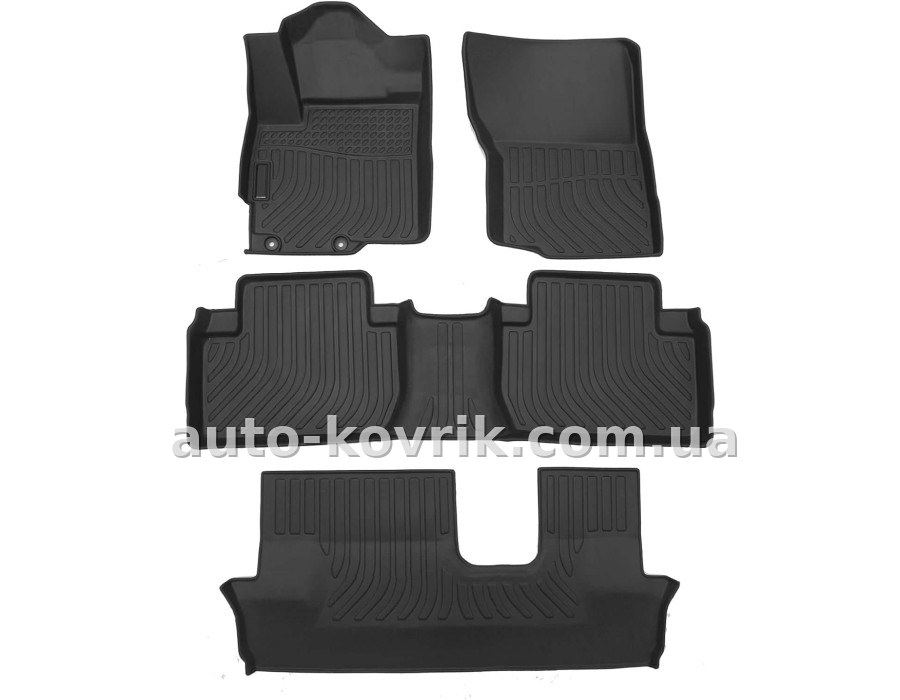 Всепогодні килимки в салон Mitsubishi Outlander 7 місць 2012-2021 Havoc™ Maximum Coverage