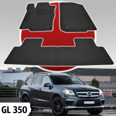 Mercedes-Benz GL 350 2009-2015 Оригінальні килимки HAVOC гумові в салон